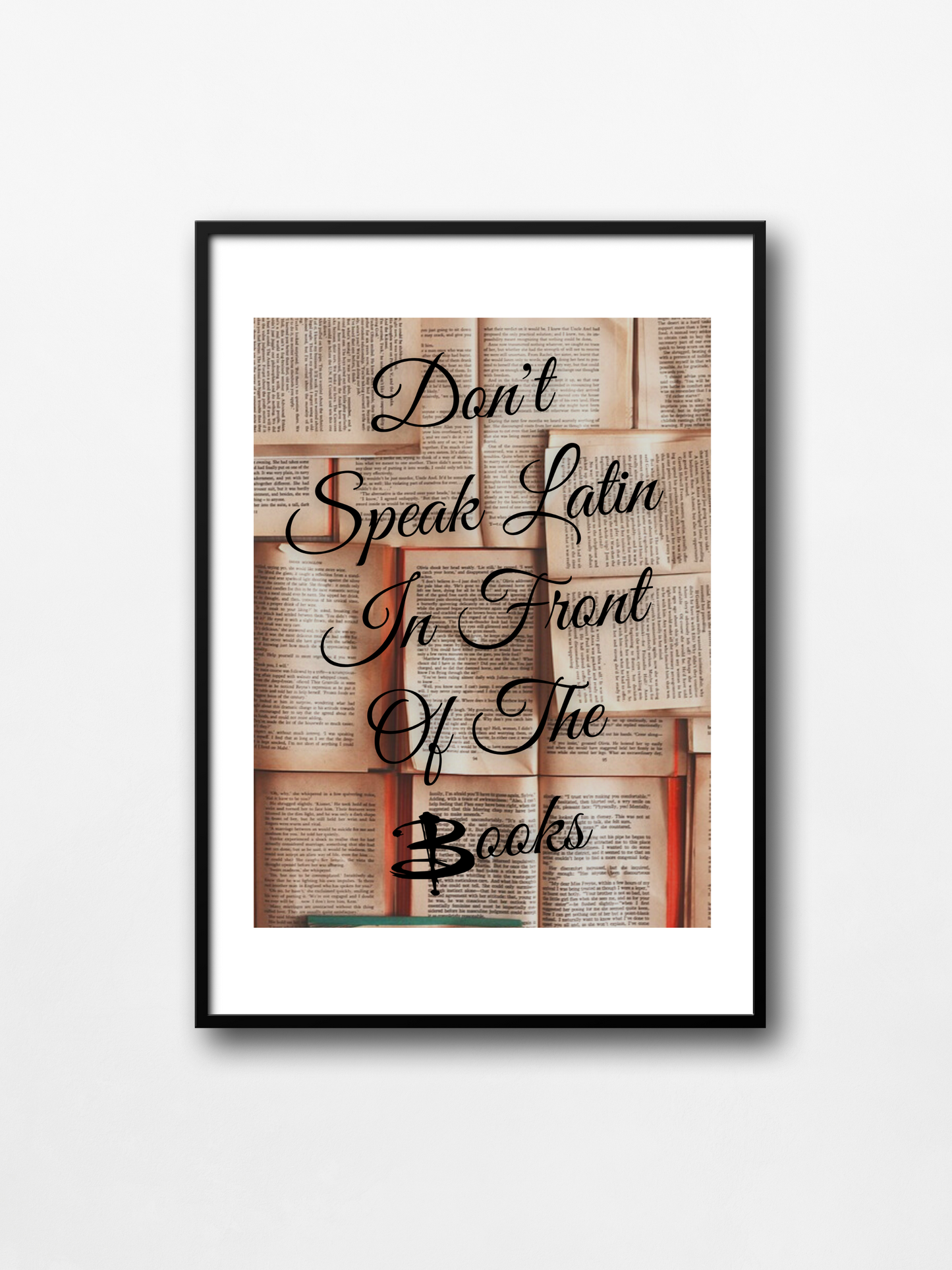 Don't Speak Latin In Front of Books Digital Poster | Buffy The Vampire Slayer