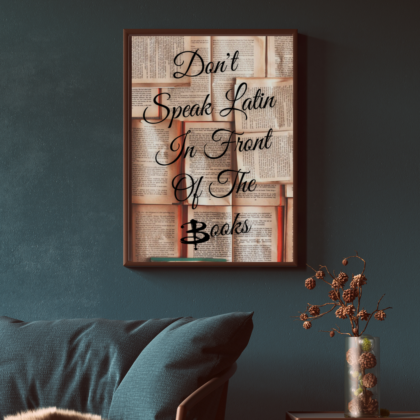 Don't Speak Latin In Front of Books Digital Poster | Buffy The Vampire Slayer