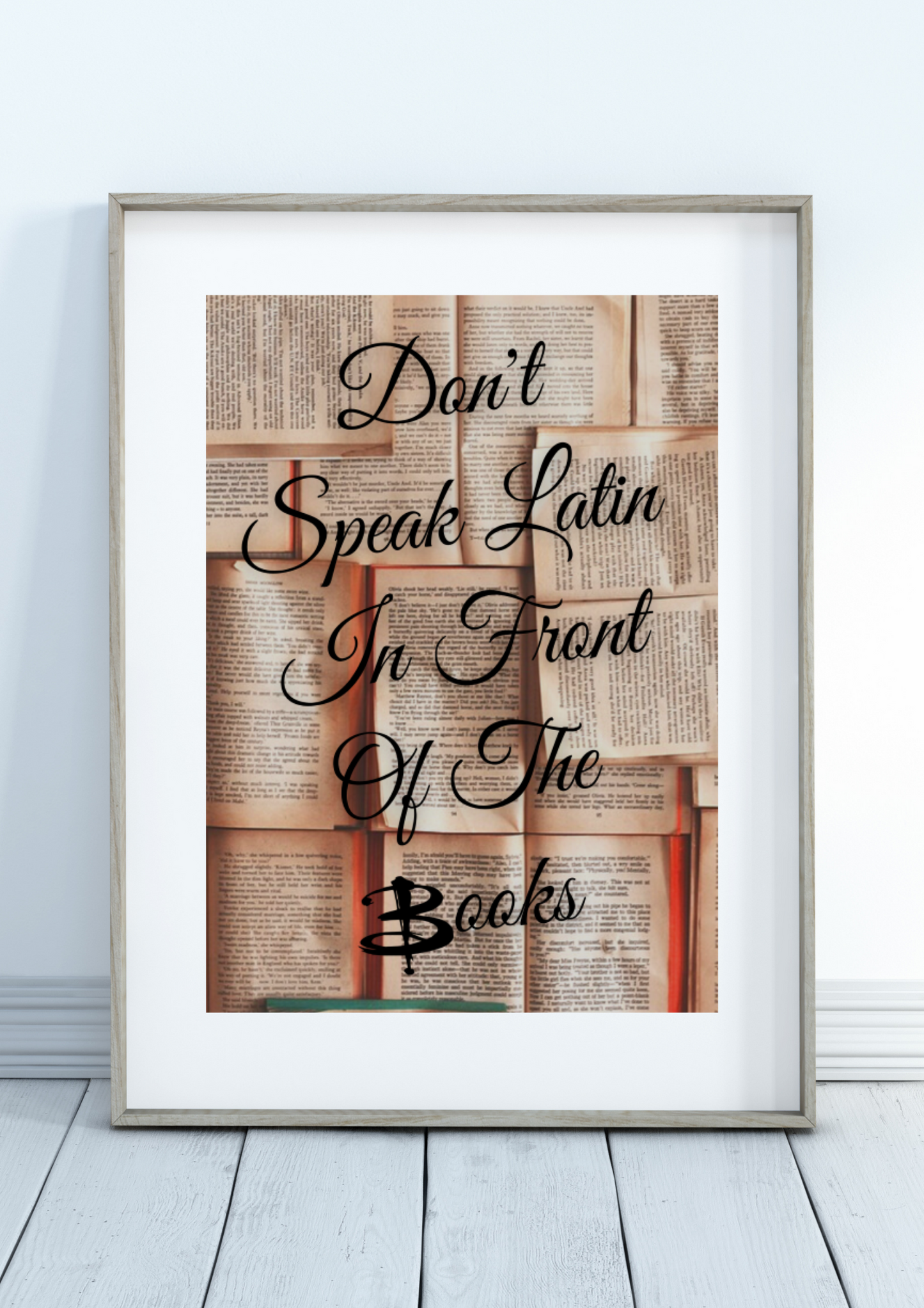 Don't Speak Latin In Front of Books Digital Poster | Buffy The Vampire Slayer