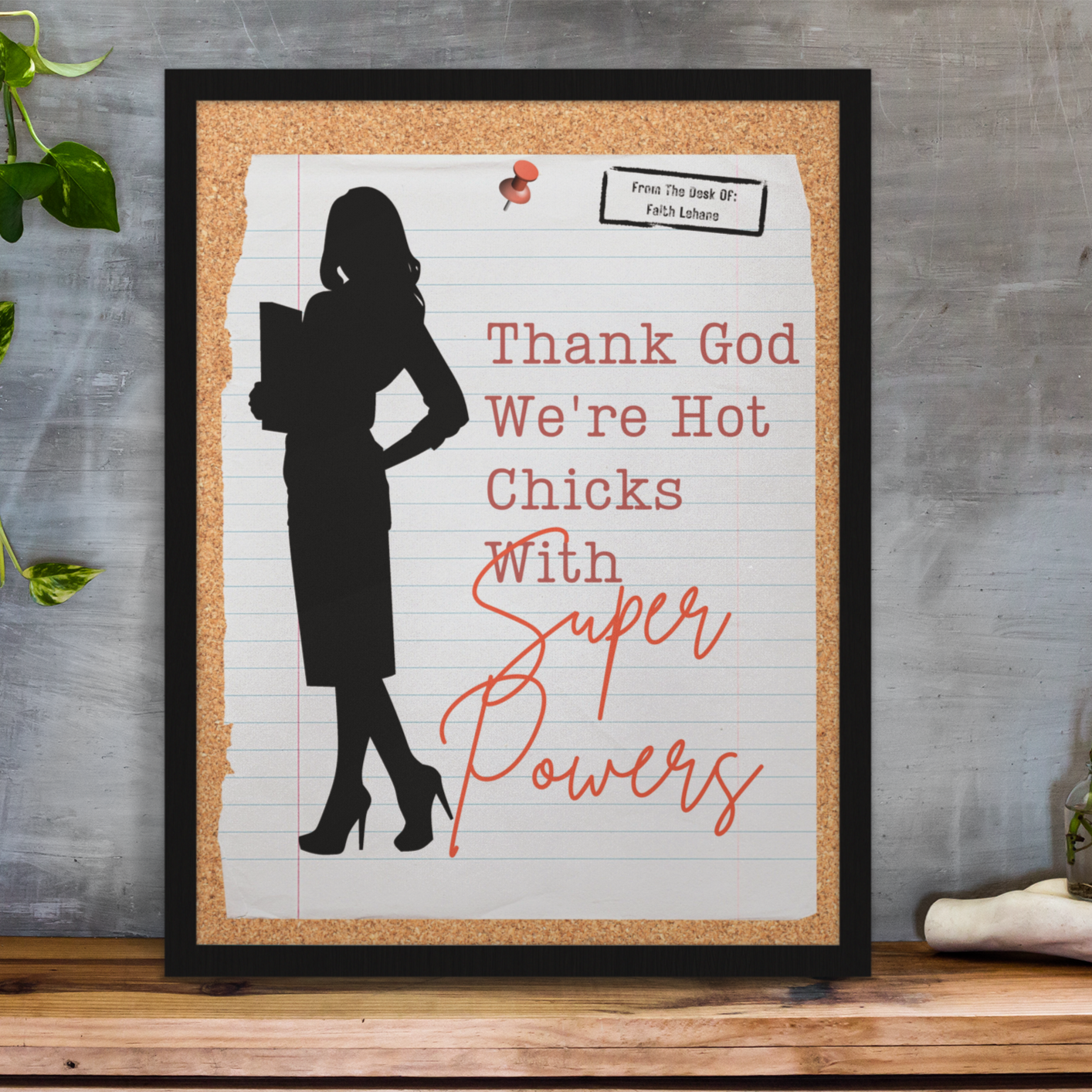 Hot Chicks Super Powers Digital Poster| Buffy the Vampire Slayer