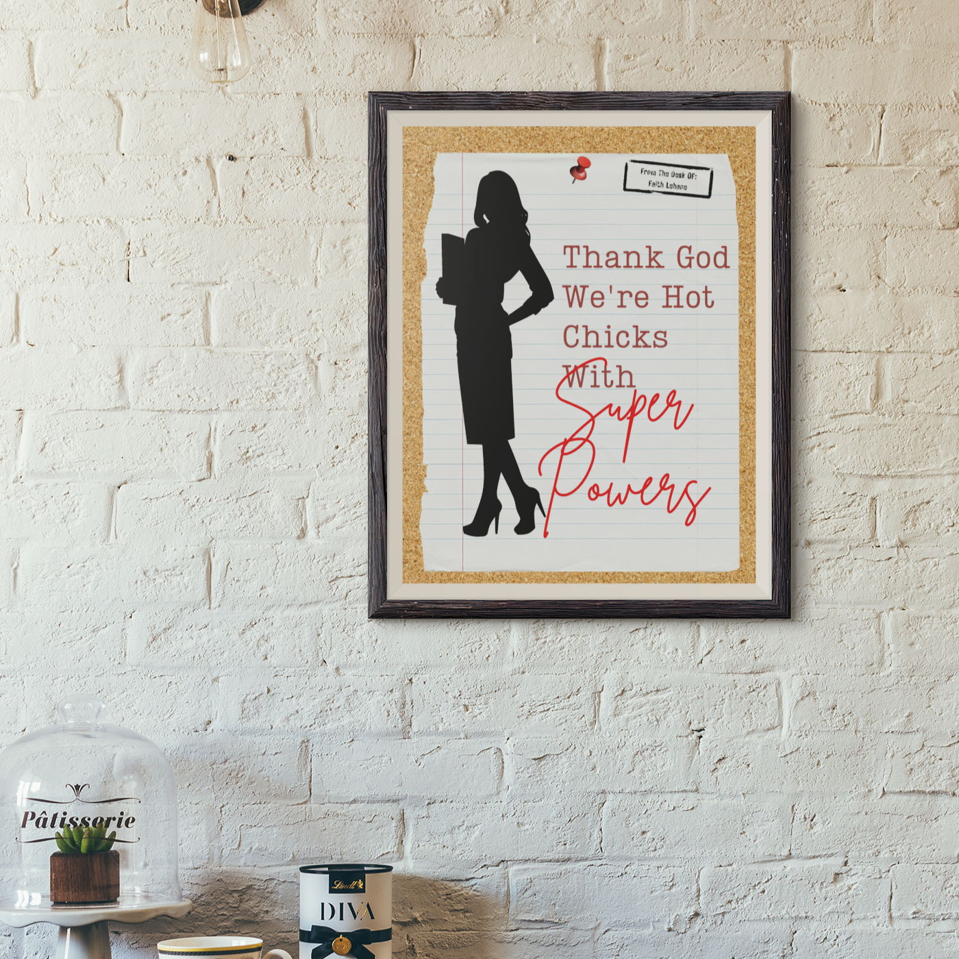 Hot Chicks Super Powers Digital Poster| Buffy the Vampire Slayer