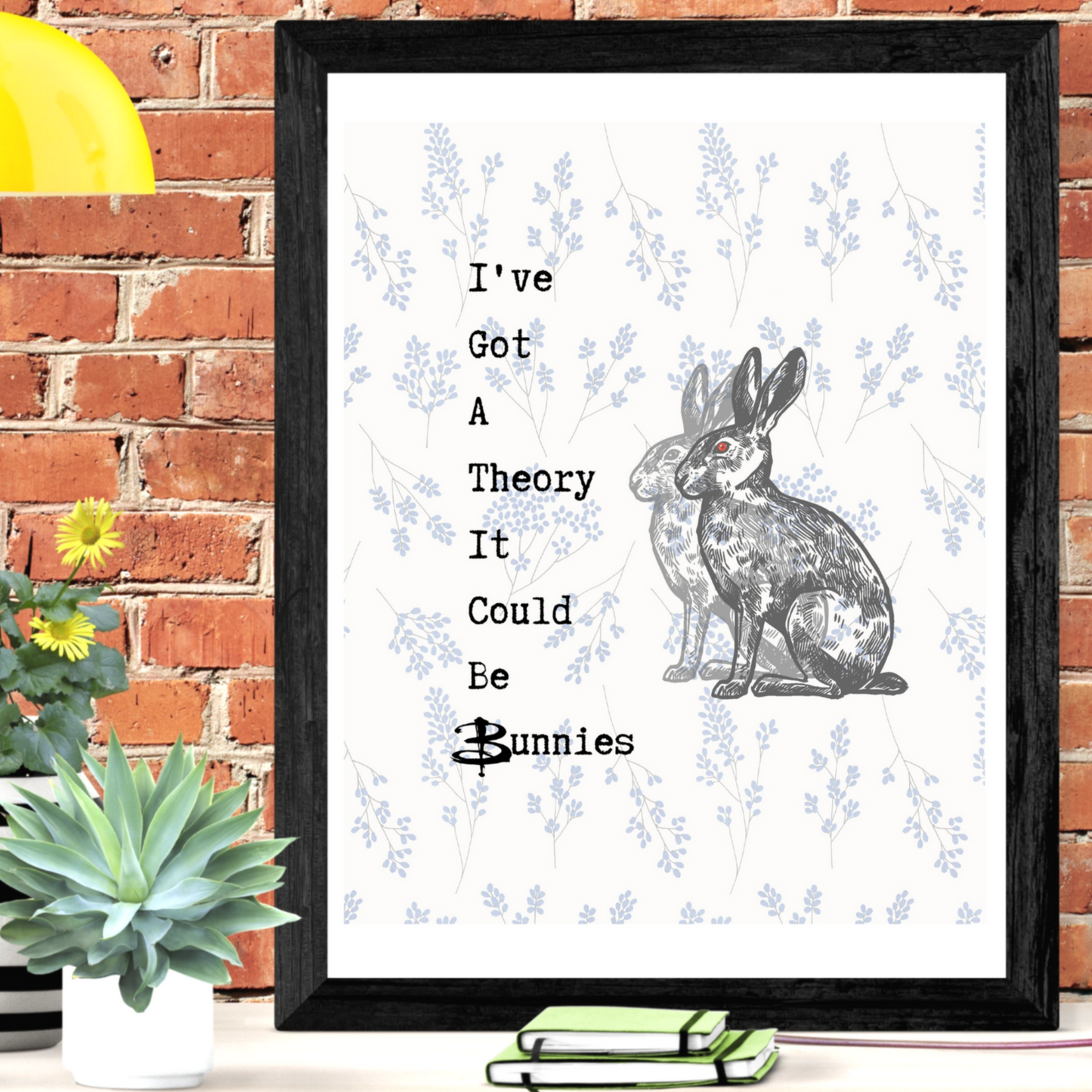 I've Got A Theory Bunnies Digital Poster | Buffy The Vampire Slayer Poster