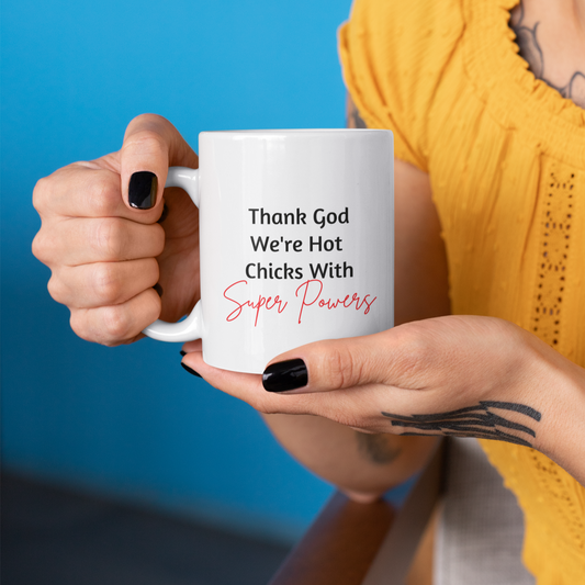 Hot Chicks With Super Powers Mug | Buffy The Vampire Slayer