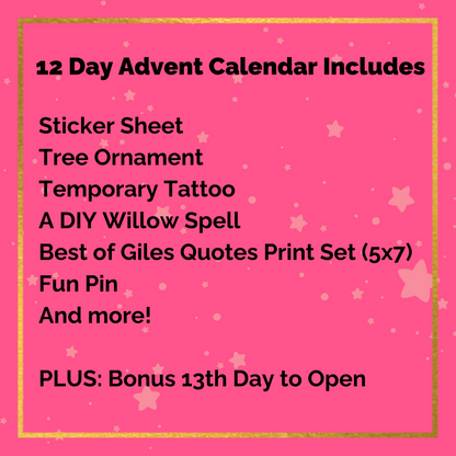 Buffy Box 12 Day Advent Calendar | Buffy The Vampire Slayer | Buffy Gift Box