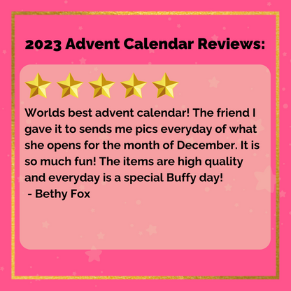 Buffy Box 12 Day Advent Calendar | Buffy The Vampire Slayer | Buffy Gift Box