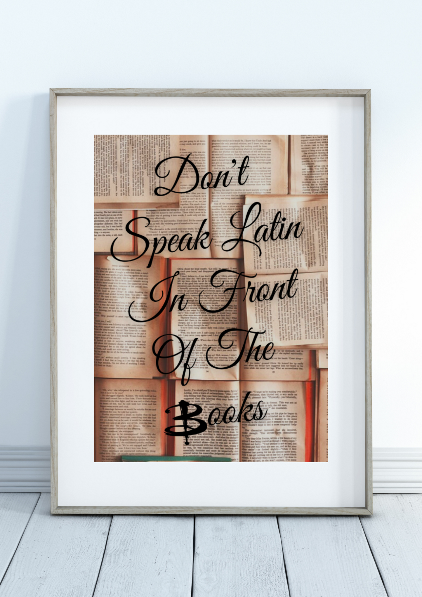 Don't Speak Latin In Front of Books Poster | Buffy The Vampire Slayer